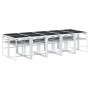 Gartensitzgruppe 11-teilig mit weißen Textilene-Kissen. von , Gartensets - Ref: Foro24-3295106, Preis: 690,26 €, Rabatt: %