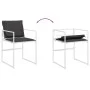 11-piece garden dining set with white textilene cushions by , Garden sets - Ref: Foro24-3295106, Price: 675,77 €, Discount: %