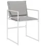 Garden dining set, 17 pieces, with white textilene cushions. by , Garden sets - Ref: Foro24-3295097, Price: 945,89 €, Discoun...