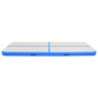 Aufblasbare Gymnastikmatte mit Pumpe, blaues PVC, 500 x 100 x 15 cm von vidaXL, Pilates und Yogamatten - Ref: Foro24-92665, P...
