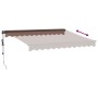 Automatic retractable burgundy awning 300x250 cm by , Awnings - Ref: Foro24-3310203, Price: 352,33 €, Discount: %