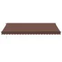 Manual retractable awning with LED lights brown 500x300 cm by , Awnings - Ref: Foro24-3310217, Price: 651,98 €, Discount: %