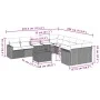 11-piece garden sofa set with beige synthetic rattan cushions by , Garden sets - Ref: Foro24-3267539, Price: 721,52 €, Discou...