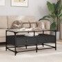 Mesa de centro superficie de vidrio acero negro 98,5x50x45 cm de , Mesas de centro - Ref: Foro24-846044, Precio: 99,95 €, Des...