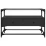 TV-Möbel aus Glas und Holz, Schwarz, 80x35x51 cm von , TV-Möbel - Ref: Foro24-846059, Preis: 68,78 €, Rabatt: %