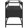 TV-Möbel aus Glas und Holz, Schwarz, 80x35x51 cm von , TV-Möbel - Ref: Foro24-846059, Preis: 68,78 €, Rabatt: %