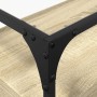 TV stand made of glass and Sonoma oak wood, 98x35x51 cm by , TV Furniture - Ref: Foro24-846065, Price: 75,12 €, Discount: %