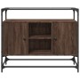 Glas- und Holzvitrine, Ingenieurwesen, braune Eiche, 98x35x81 cm. von , Sideboards - Ref: Foro24-846073, Preis: 101,17 €, Rab...