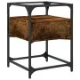 Mesita de noche madera de ingeniería roble ahumado 40x40x55 cm de , Mesitas de noche - Ref: Foro24-846078, Precio: 54,05 €, D...