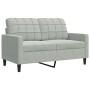 Dreiteiliges Sofaset mit hellgrauen Samtkissen. von , Sofas - Ref: Foro24-3278351, Preis: 566,26 €, Rabatt: %