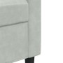 Dreiteiliges Sofaset mit hellgrauen Samtkissen. von , Sofas - Ref: Foro24-3278351, Preis: 566,26 €, Rabatt: %