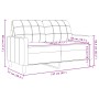 Zweiteiliges Sofaset mit dunkelgrünen Samtkissen. von , Sofas - Ref: Foro24-3278393, Preis: 553,02 €, Rabatt: %