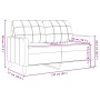 Dreiteiliges Sofaset mit dunkelgrünen Samtkissen. von , Sofas - Ref: Foro24-3278353, Preis: 717,29 €, Rabatt: %