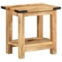 Solid rough mango wood side table 40x30x40 cm by , Side tables - Ref: Foro24-358501, Price: 56,52 €, Discount: %