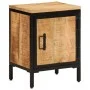 Solid rough mango wood bedside table 40x30x52.5 cm by , Nightstands - Ref: Foro24-358503, Price: 85,31 €, Discount: %