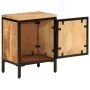 Solid rough mango wood bedside table 40x30x52.5 cm by , Nightstands - Ref: Foro24-358503, Price: 85,31 €, Discount: %