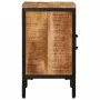 Solid rough mango wood bedside table 40x30x52.5 cm by , Nightstands - Ref: Foro24-358503, Price: 85,31 €, Discount: %