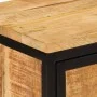 Solid rough mango wood bedside table 40x30x52.5 cm by , Nightstands - Ref: Foro24-358503, Price: 85,31 €, Discount: %