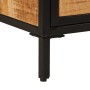 Solid rough mango wood bedside table 40x30x52.5 cm by , Nightstands - Ref: Foro24-358503, Price: 86,99 €, Discount: %