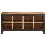 Solid mango wood shoemaker bench 110x35x51 cm by , Shoe racks and shoe organizers - Ref: Foro24-358508, Price: 217,16 €, Disc...