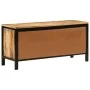 Solid mango wood shoemaker bench 110x35x51 cm by , Shoe racks and shoe organizers - Ref: Foro24-358508, Price: 217,16 €, Disc...