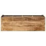 Solid mango wood shoemaker bench 110x35x51 cm by , Shoe racks and shoe organizers - Ref: Foro24-358508, Price: 217,16 €, Disc...