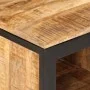 Solid mango wood shoemaker bench 110x35x51 cm by , Shoe racks and shoe organizers - Ref: Foro24-358508, Price: 217,16 €, Disc...