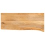 Massivholz-Tischplatte mit natürlicher Kante aus Mangoholz 90x40x2,5 cm von , Tischplatten - Ref: Foro24-370443, Preis: 58,08...