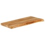 Massivholz-Tischplatte mit natürlicher Kante aus Mangoholz 90x40x2,5 cm von , Tischplatten - Ref: Foro24-370443, Preis: 58,08...