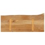 Massivholz-Tischplatte mit natürlicher Kante aus Mangoholz 90x40x2,5 cm von , Tischplatten - Ref: Foro24-370443, Preis: 58,08...