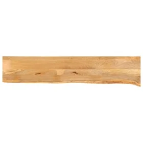 Solid mango wood natural edge table top 160x40x2.5 cm by , Table tops - Ref: Foro24-370448, Price: 104,27 €, Discount: %