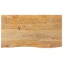 Solid mango wood natural edge table top 110x60x2.5 cm by , Table tops - Ref: Foro24-370455, Price: 102,05 €, Discount: %