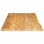 Solid mango wood natural edge table top 110x60x2.5 cm by , Table tops - Ref: Foro24-370455, Price: 102,09 €, Discount: %