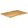 Solid mango wood natural edge table top 100x80x2.5 cm by , Table tops - Ref: Foro24-370460, Price: 121,97 €, Discount: %