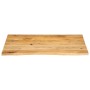 Massivholz-Tischplatte mit natürlicher Kante aus Mangoholz 100x80x2,5 cm. von , Tischplatten - Ref: Foro24-370460, Preis: 124...