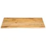 Solid mango wood natural edge table top 100x80x2.5 cm by , Table tops - Ref: Foro24-370460, Price: 121,97 €, Discount: %