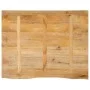 Solid mango wood natural edge table top 100x80x2.5 cm by , Table tops - Ref: Foro24-370460, Price: 121,97 €, Discount: %