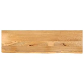 Solid mango wood natural edge table top 110x20x3.8 cm by , Table tops - Ref: Foro24-370469, Price: 39,74 €, Discount: %
