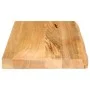 Solid mango wood natural edge table board 40x30x3.8 cm by , Table tops - Ref: Foro24-370474, Price: 29,48 €, Discount: %