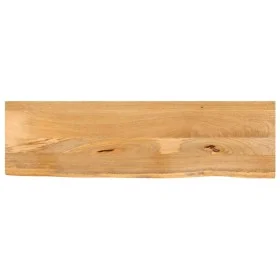 Solid mango wood natural edge table top 110x30x3.8 cm by , Table tops - Ref: Foro24-370481, Price: 57,18 €, Discount: %