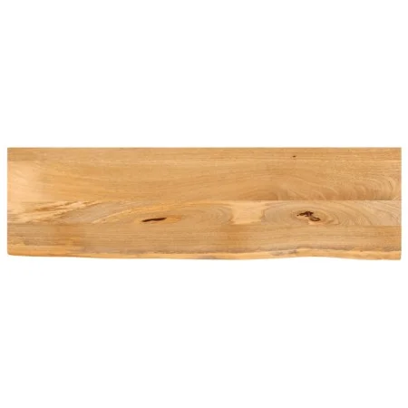 Solid mango wood natural edge table top 110x30x3.8 cm by , Table tops - Ref: Foro24-370481, Price: 57,18 €, Discount: %