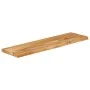 Solid mango wood natural edge table top 110x30x3.8 cm by , Table tops - Ref: Foro24-370481, Price: 57,18 €, Discount: %