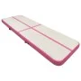 Inflatable gymnastics mat with pink PVC pump 400x100x15 cm by vidaXL, Pilates and yoga mats - Ref: Foro24-92661, Price: 214,0...