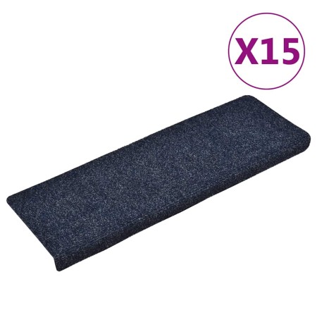 Felpudos autoadhesivos para escaleras, 15 unidades, 65 x 21 x 4