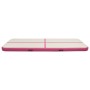 Aufblasbare Gymnastikmatte mit rosa PVC-Pumpe 400x100x15 cm von vidaXL, Pilates und Yogamatten - Ref: Foro24-92661, Preis: 22...