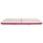 Inflatable gymnastics mat with pink PVC pump 400x100x15 cm by vidaXL, Pilates and yoga mats - Ref: Foro24-92661, Price: 214,0...