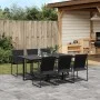 Gartenspeiseset, 7-teilig, Textilene schwarz von , Gartensets - Ref: Foro24-3295119, Preis: 334,14 €, Rabatt: %