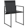 13-teiliges Gartensitzgruppen-Set aus schwarzem Textilene von , Gartensets - Ref: Foro24-3295125, Preis: 606,94 €, Rabatt: %