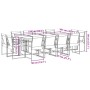 13-teiliges Gartensitzgruppen-Set aus schwarzem Textilene von , Gartensets - Ref: Foro24-3295125, Preis: 606,94 €, Rabatt: %