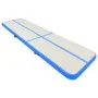 Inflatable gymnastics mat with pump blue PVC 800x100x20 cm by vidaXL, Pilates and yoga mats - Ref: Foro24-92692, Price: 324,9...